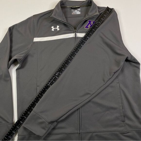 University of Minnesota Sweatshirt Men's Large Under Armour Full Zip Embroidered - Picture 6 of 10